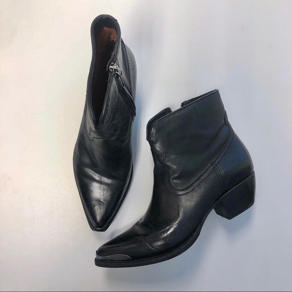 frye shane tip short boot